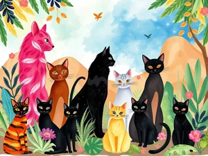 150+ Nomi Esotici e Selvaggi per Gatti