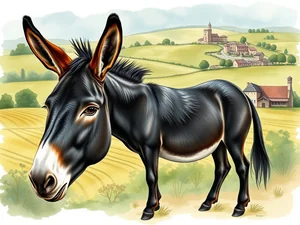 Asino Grand Noir du Berry: Guida completa alla razza