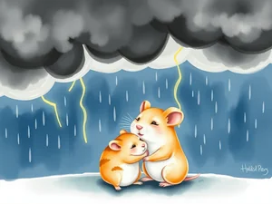 Calmare il criceto durante i temporali: guida completa