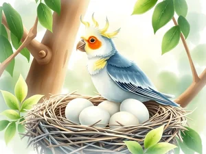 Calopsitta depone uova: cause, rischi e cosa fare