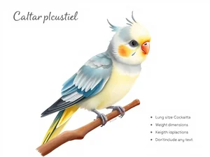 Calopsitta: Peso, Dimensioni e Crescita Ottimale