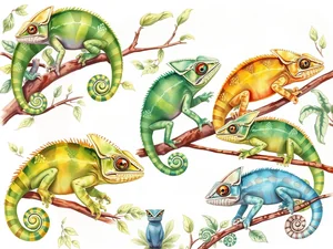 Camaleonti: Dimensioni, Peso e Crescita delle Specie