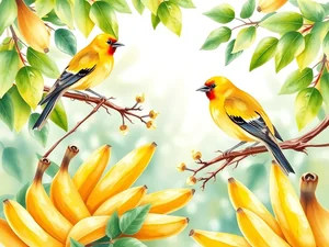 Canarini e Banane: Guida Completa all'Alimentazione