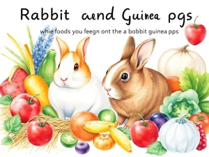 Cibo per conigli alle cavie: si può fare?