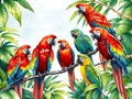 Colori e Tipi di Parrocchetti: Una Guida Completa