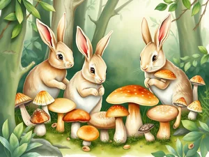 Conigli e Funghi: Un'Alimentazione Sicura?