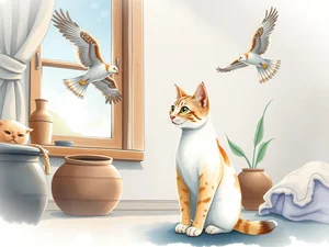 Falchi attaccano i gatti? Come proteggere il tuo gatto