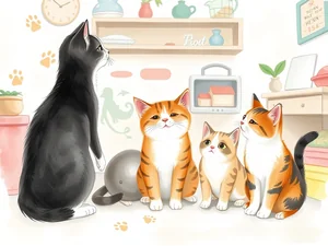 Gatti e imitazione: perché lo fanno?