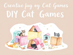 Giochi per gatti fai da te con il cartone: idee creative