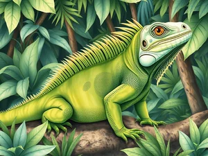 Iguana: dimensioni, crescita e cura