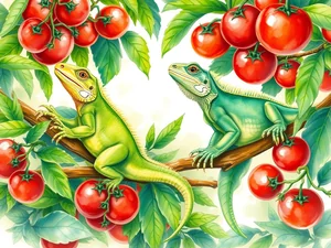Iguane e Pomodori: Guida all'Alimentazione