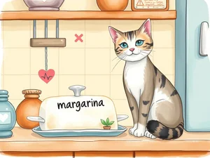 Margarina e gatti: Fa male? Rischi e alternative