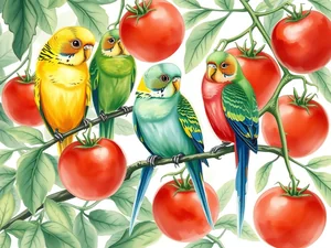 Pappagallini Ondulati e Pomodori: Si o No?