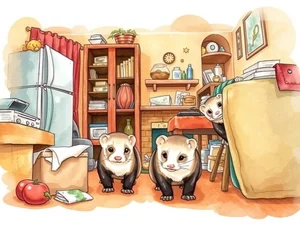 Perché i furetti rubano? Consigli per proprietari