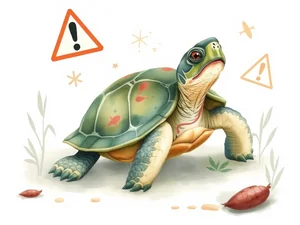 Tartaruga Malata: Come Riconoscere i Segnali di Pericolo