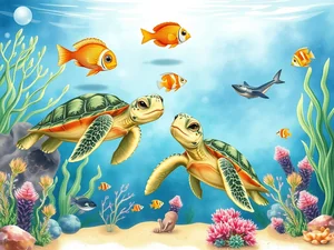 Tartarughe e Pesci: Guida alla Convivenza in Acquario