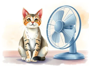 Ventilatore per gatti: fa bene o male? Guida veterinaria