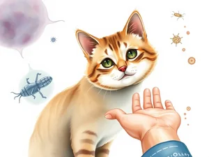 Vermi dei gatti: possono infettare l'uomo?